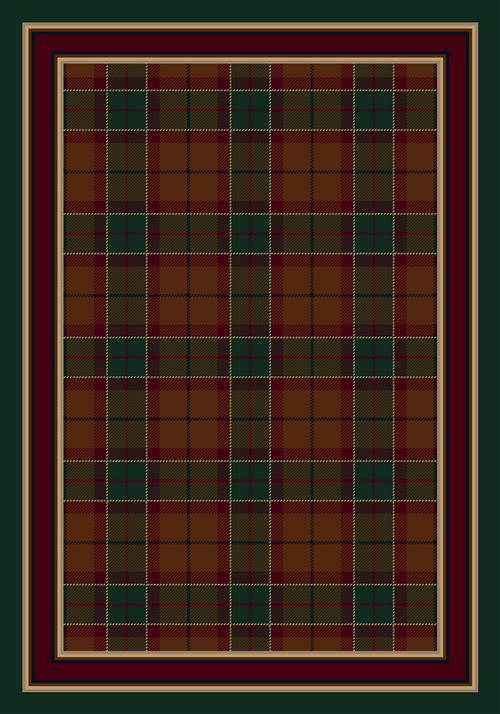 Magee Plaid-05906 Amber Emerald II Flooring by Milliken