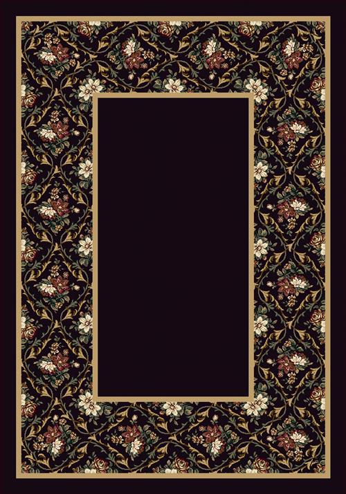 Bouquet Lace-13006 Onyx Flooring by Milliken