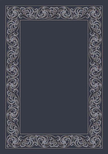 Sonata Rug-00006 Charcoal-Oval Flooring by Milliken
