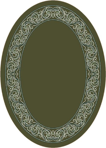 Sonata Rug-00077 Deep Olive-Oval