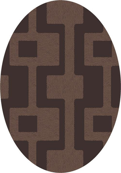Uptown Rug-00181 Dark Chocolate-Oval Flooring by Milliken