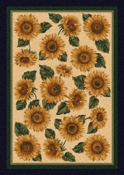 Sunflower Garden-02500 Golden Flooring by Milliken
