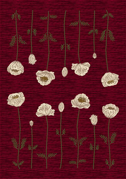 Poppy Rug-10000 Garnet Flooring by Milliken