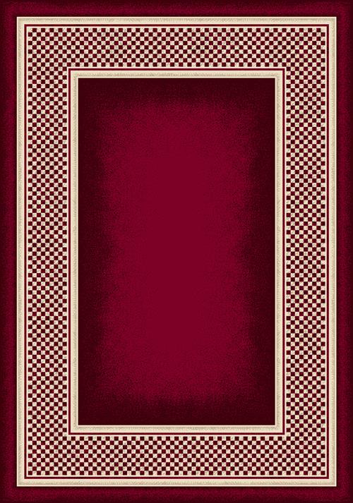 Old Gingham Rug-08000 Ruby Flooring by Milliken