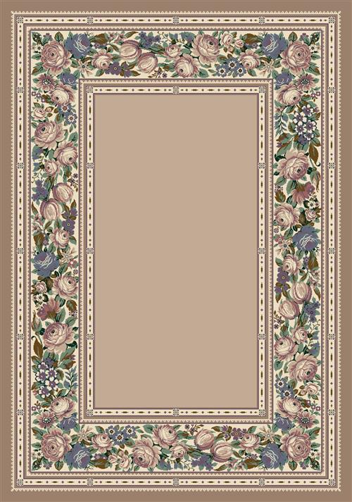 English Floral Rug-01000 Pearl Mist Flooring by Milliken