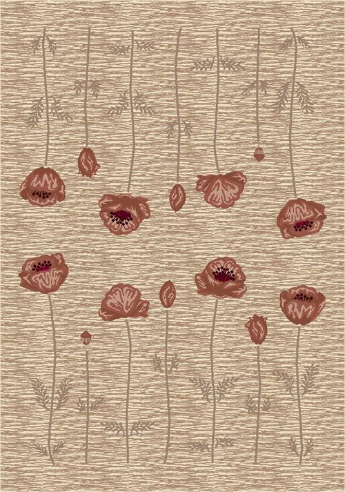 Poppy Rug-01300 Linen Flooring by Milliken