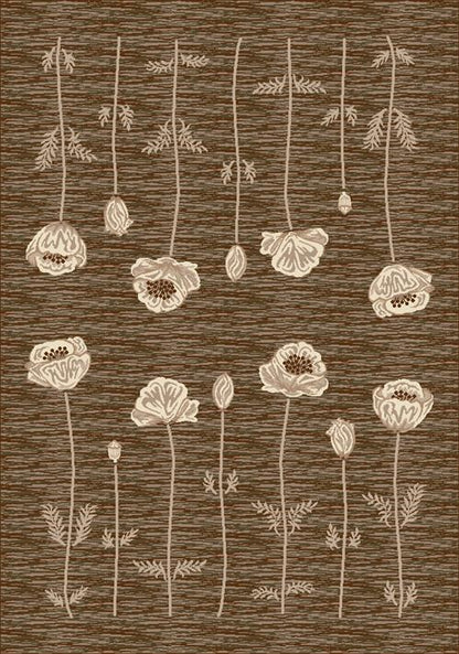 Poppy Rug-05730 Oregano