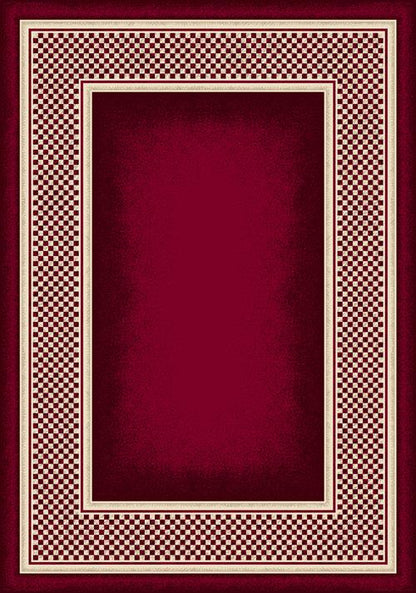 Old Gingham Rug-08000 Ruby