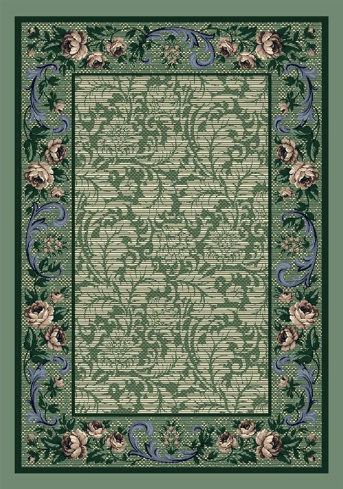 Rose Damask Rug-06000 Peridot Flooring by Milliken