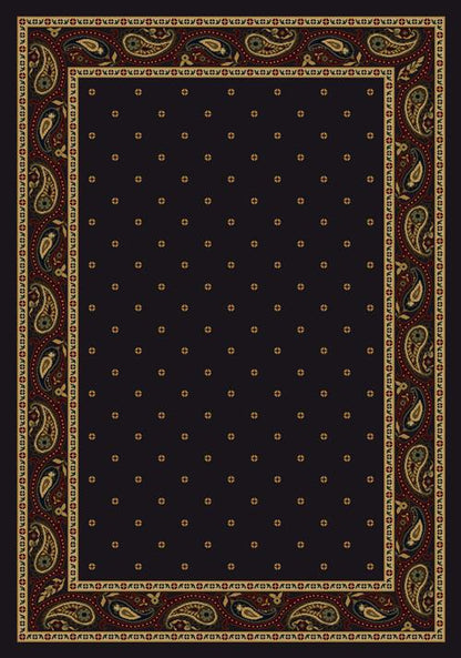Paisley Rug-13000 Onyx