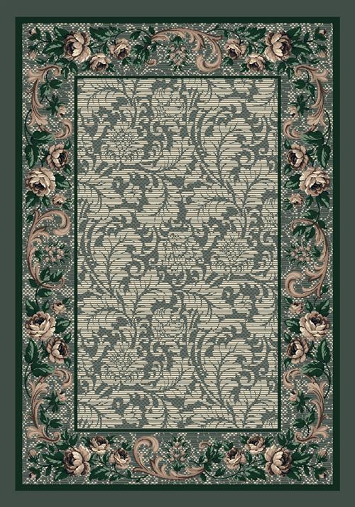 Rose Damask Rug-06700 Aqua Flooring by Milliken