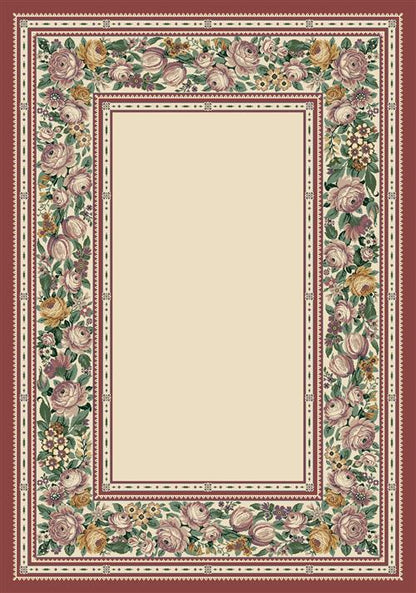 English Floral Rug-02000 Opal