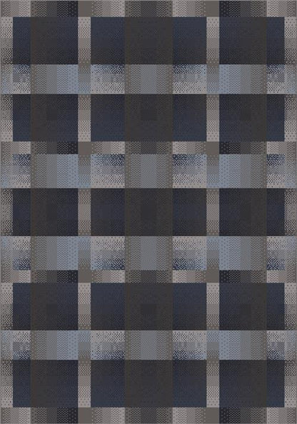 Aura-00006 Charcoal-Oval Flooring by Milliken