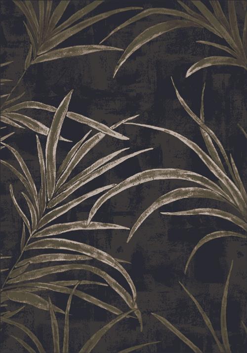 Cameroon-24 Ebony-Oval Flooring by Milliken