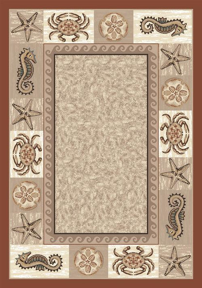 Sea Life Rug-04900 Coral