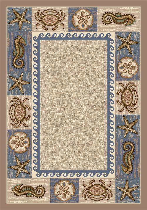 Sea Life Rug-03000 Sandstone Flooring by Milliken