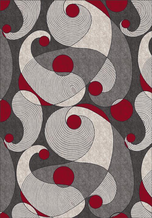 Mirin-00024 Ebony-Oval Flooring by Milliken
