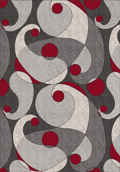 Mirin-00024 Ebony-Oval Flooring by Milliken