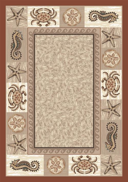 Sea Life Rug-04900 Coral