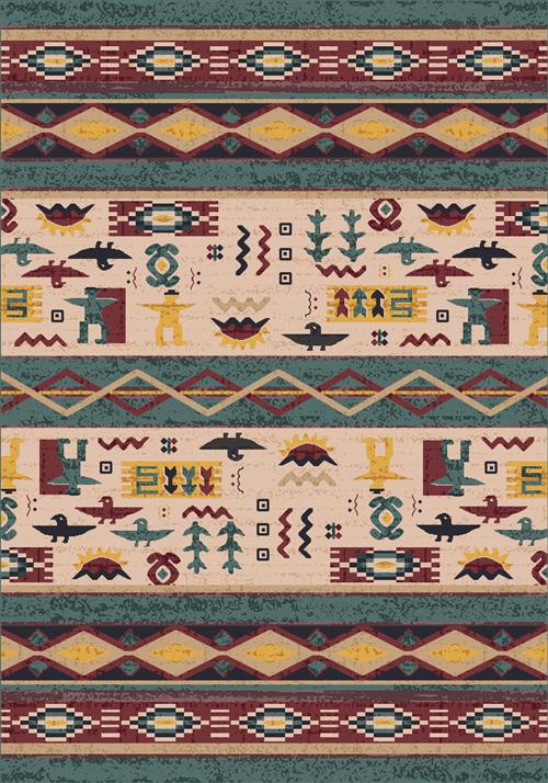 Kiva-00568 Hazy Forest-Oval Flooring by Milliken
