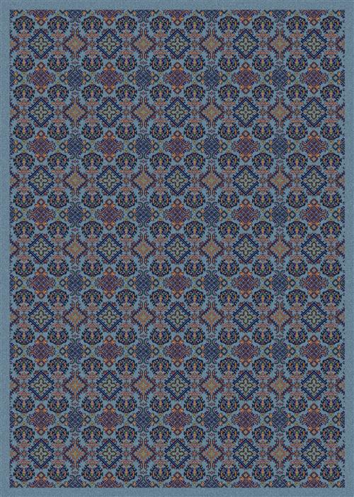 Turkoman-07000 Lapis in Lapis Area Rugs