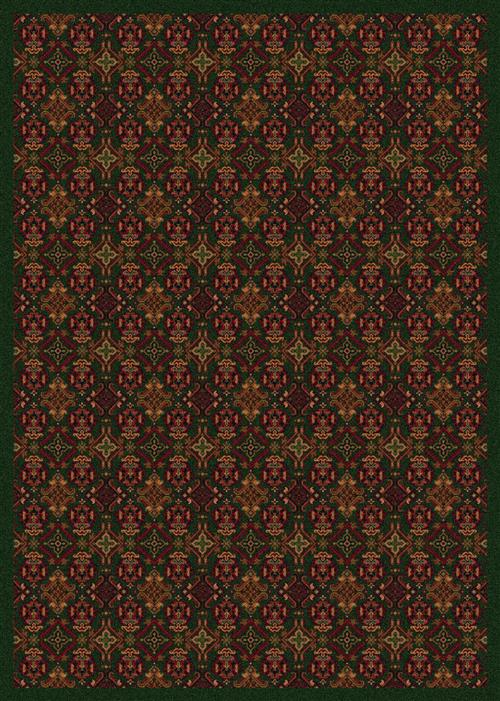 Turkoman-11500 Olive in Olive Area Rugs