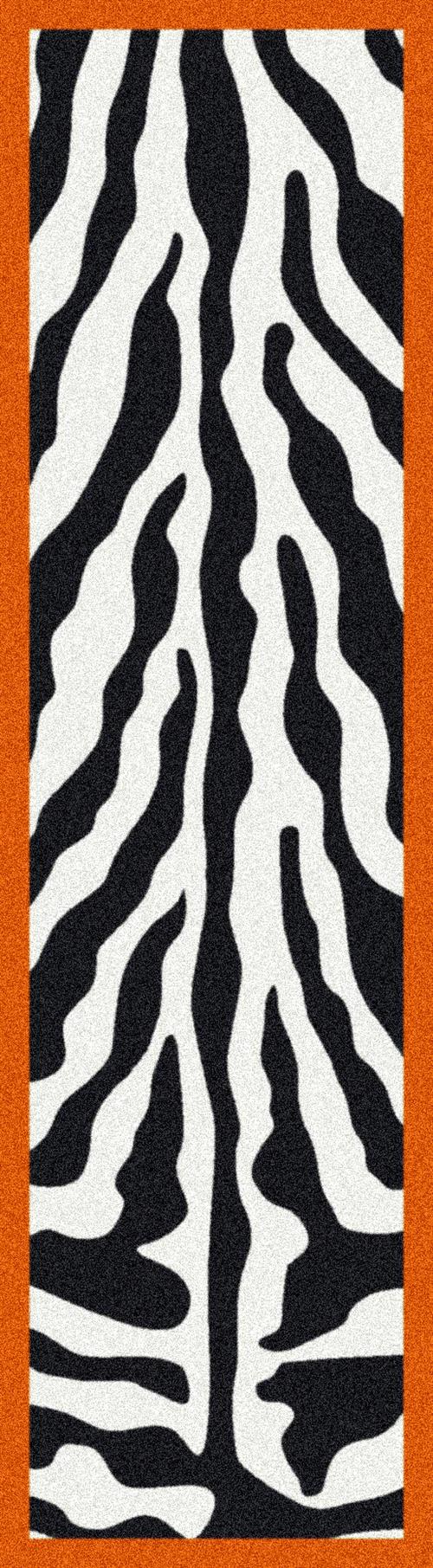 Zebra Glam-Tangerine