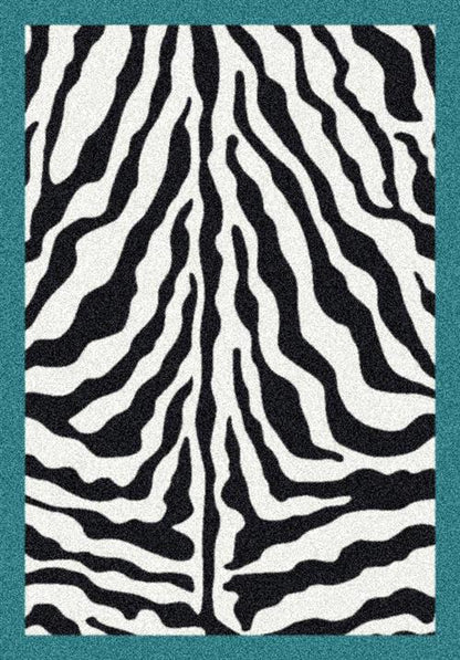Zebra Glam-Aqua
