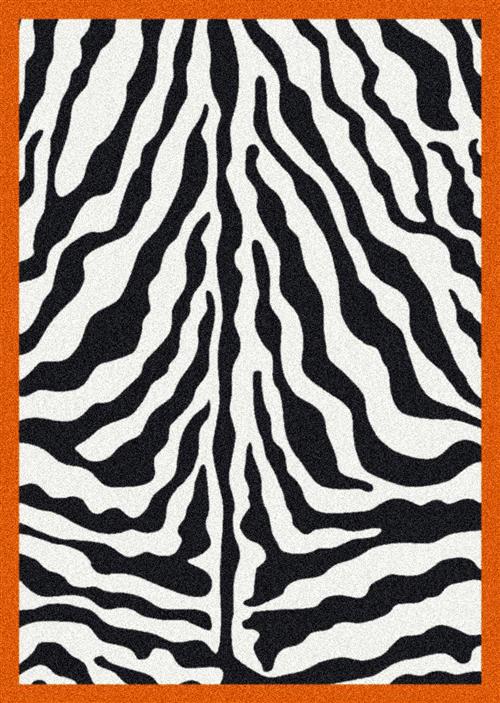 Zebra Glam-Tangerine