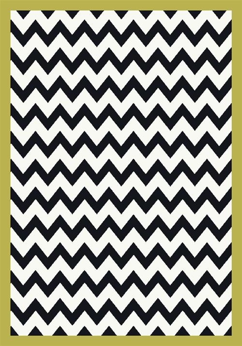 Vibe Border-Citrus Flooring by Milliken