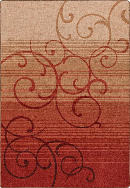 Whispering Wind-Festival Red Flooring by Milliken