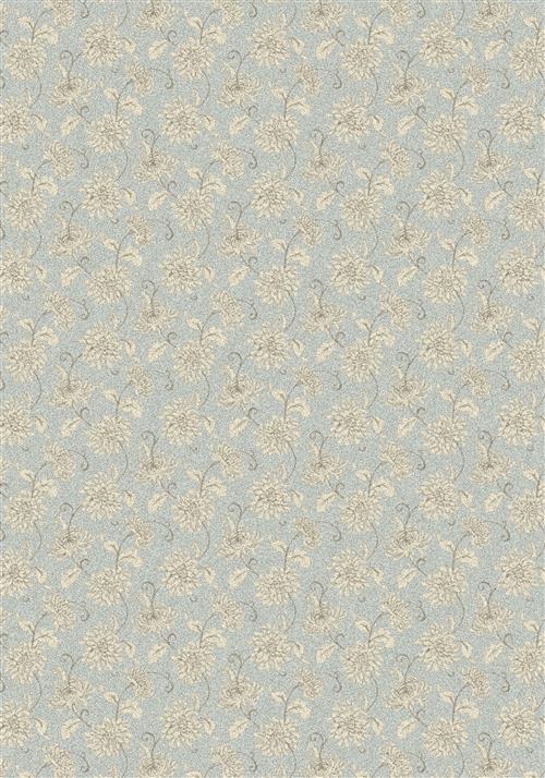 Spring Flora-Blue Bonnet Flooring by Milliken