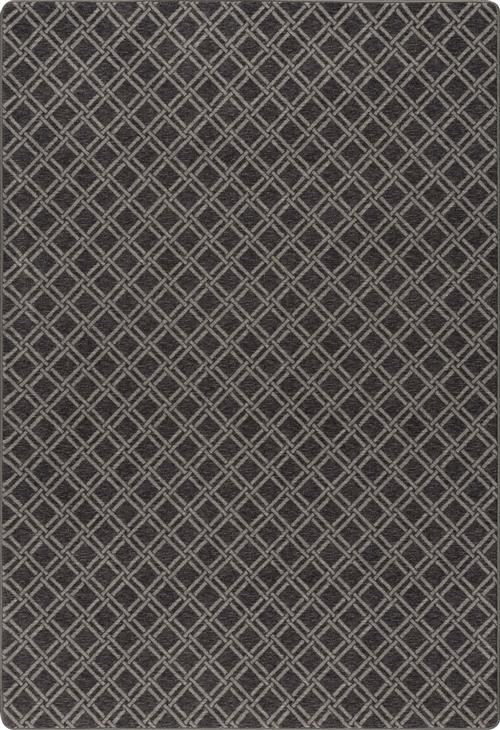 Canova Lattice-Black Flooring by Milliken