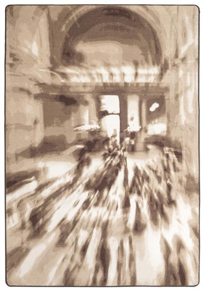 Morning Commute -Sepia