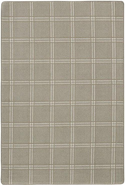 Pane Plaid-Black Tweed Flooring by Milliken