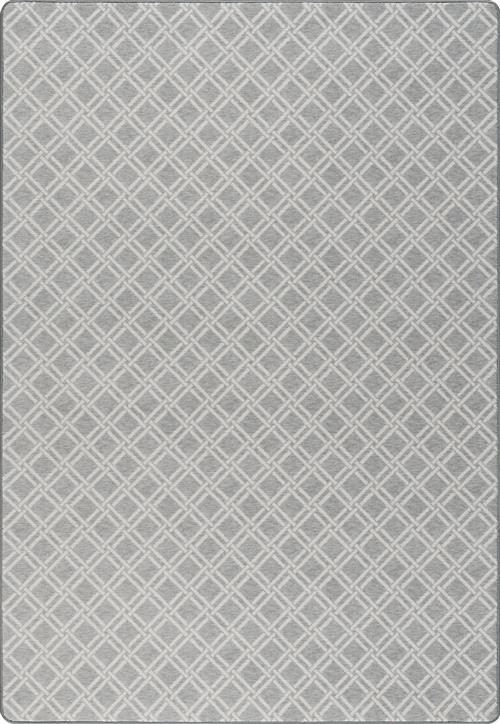 Canova Lattice-Silvery Blue Flooring by Milliken