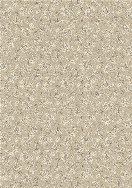 Spring Flora-Sheer Beige Flooring by Milliken