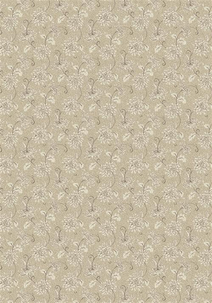 Spring Flora-Sheer Beige Flooring by Milliken