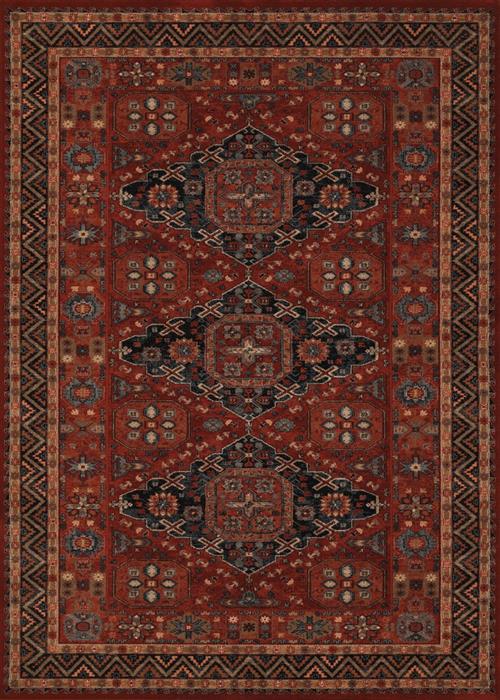 Old World Classics - Kashkai - Burgundy in Burgundy Area Rugs