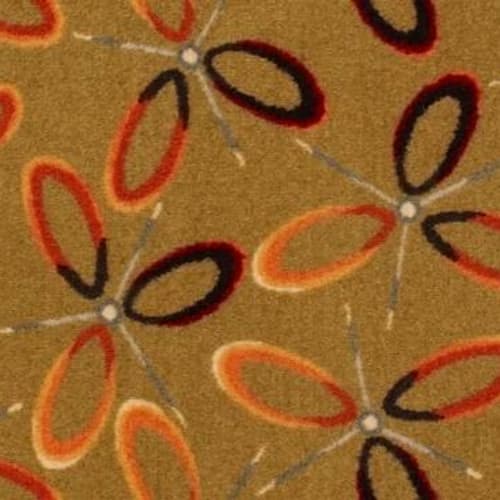 Grommets in Brass Ring Carpet