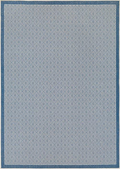 Monaco - Sea Pier - Sand/Azure in Sand/Azure Area Rugs