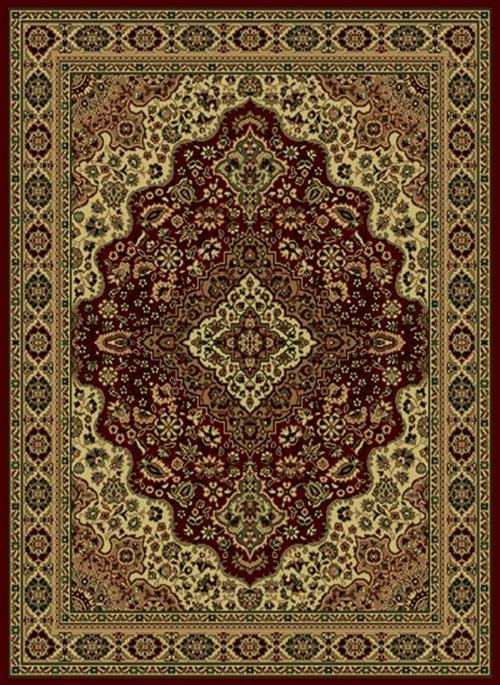 Castello - 808 - Burgundy in Burgundy Area Rugs