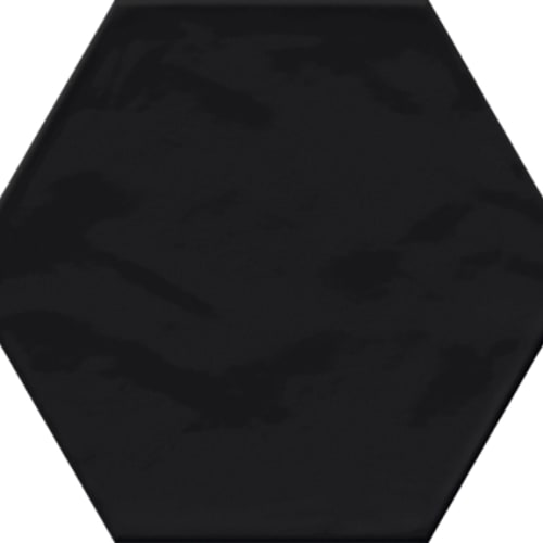 Monochrome in Black - Hexagon Tile