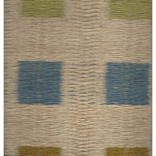 Amazon Woven Jute - Pokka in Blue Gold Lime Bone Carpet