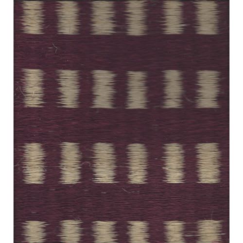 Amazon Woven Jute - Window Box in Maroon Nat  Carpet