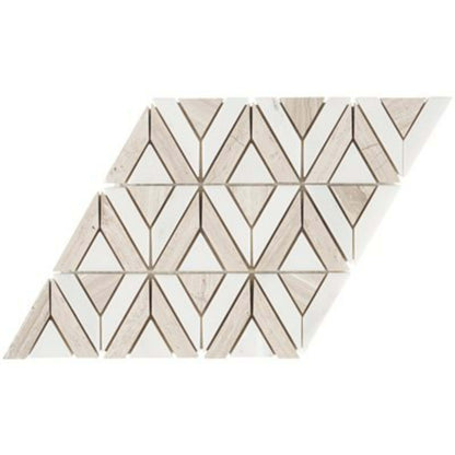 Avant Garde in Linear Asian Statuary  Wooden Beige