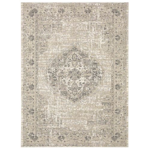 Acropolis Alabaster in Alabaster 5'3"x7'10" Area Rugs