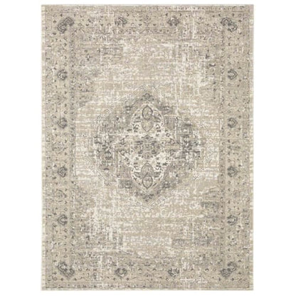 Acropolis Alabaster in Alabaster 5'3"x7'10" Area Rugs