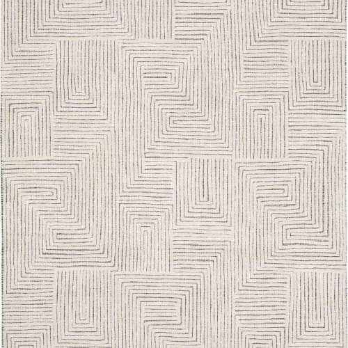 Algiers Black/White in Black/White 6'X9' Area Rugs