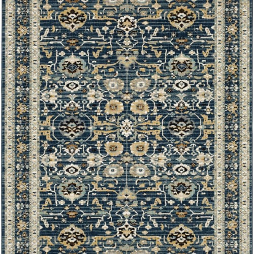 Amphora Majolica Blue in Majolica Blue Area Rugs